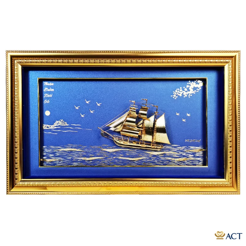 act-4065-0024_2e537c0d47f44c18b558a5dcc970c049.png Tranh Thuyền mạ vàng 24k ACT GOLD ISO 9001:2015 (Mẫu 39) - Image 1