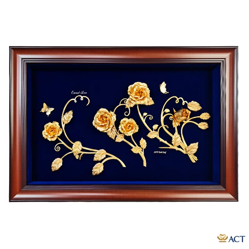 act-4669-0001_51681d5113854b7d9cbcfc90df3b340d.png Tranh Hoa Hồng dát vàng 24k ACT GOLD ISO 9001:2015 - Image 1