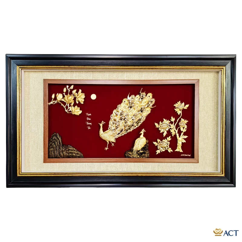 act-4681-0012_2dfd867c0f6f4754989de64bc8a20a15.png Quà tặng tranh Đôi Chim Công dát vàng 24k ACT GOLD ISO 9001:2015 (Mẫu 9) - Image 1