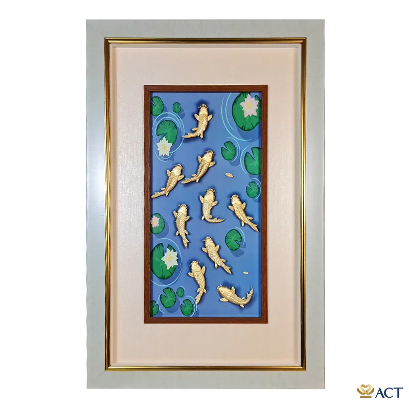 act-6095-0001-4_da9d3da0b8a2473884adb60b321326f8.png Tranh Cửu Ngư dát vàng 24k ACT GOLD ISO 9001:2015 (Mẫu 4) - Image 1