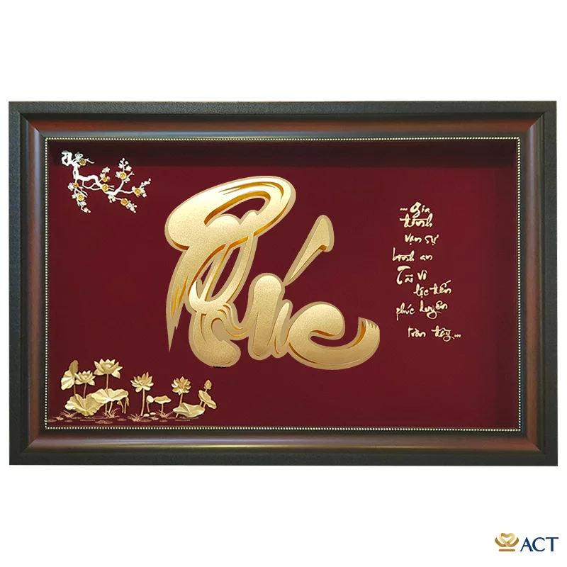 act-80120-0003-4_3a7963fc569241d4b6b94eb4e0aeecef.png Quà tặng Tranh Chữ Phúc dát vàng 24k ACT GOLD ISO 9001:2015 (Mẫu 2) - Image 1