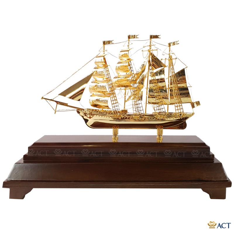 act-bt-0014_be7dc97d0551406d83aeb623d423a257.jpeg Quà tặng Thuyền Buồm dát vàng 24k ACT GOLD ISO 9001:2015 (Mẫu 44) - Image 1