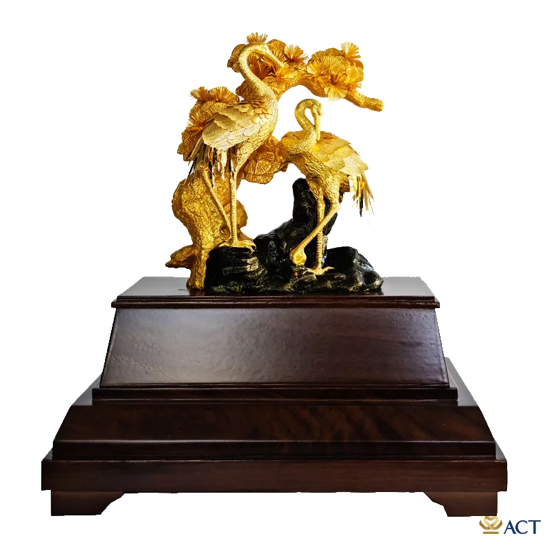 act-bt-0051-4_f2aa926221b245c2992d5334af95b364.png Quà tặng Chim Hạc dát vàng 24k ACT GOLD ISO 9001:2015 (Mẫu 1) - Image 1