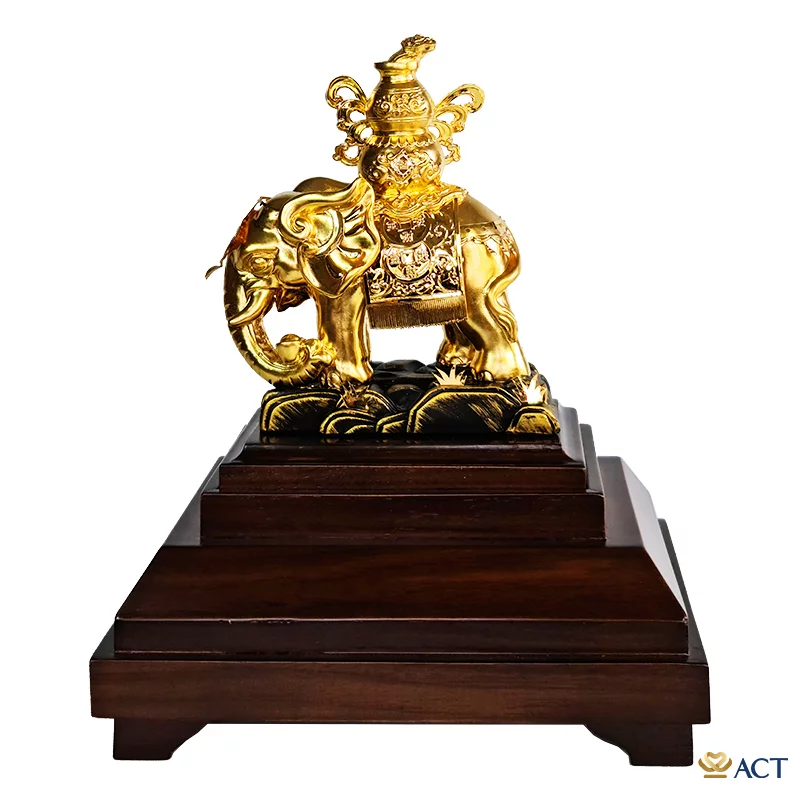 act-bt-0081-1_708c653fb72a43f28f43332d3ee3f917.png Quà tặng Voi Tài Lộc dát vàng 24k ACT GOLD ISO 9001:2015 - Image 1