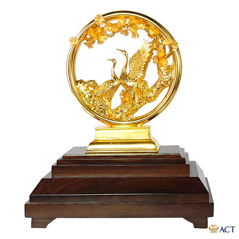 act-bt-0109-8_fdbf438af2b4474a913484722d41ae23.png Quà tặng Chim Hạc dát vàng 24k ACT GOLD ISO 9001:2015 (Mẫu 4) - Image 1