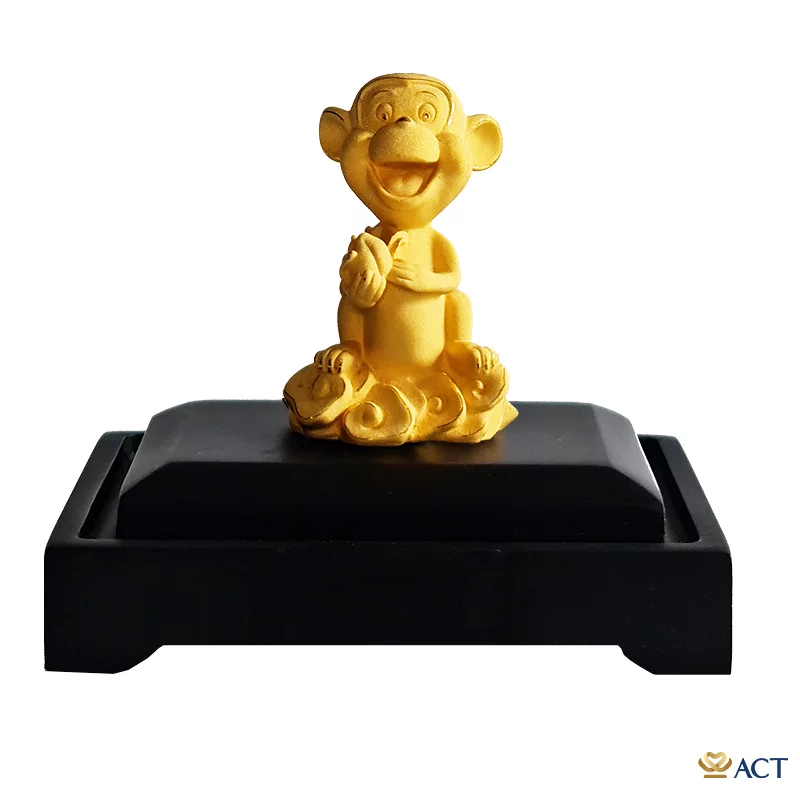 act-bt-0127_688b4d8412f84a079dfbf6a13b6b7168.png Quà tặng Khỉ Cute dát vàng 24k ACT GOLD ISO 9001:2015 - Image 1