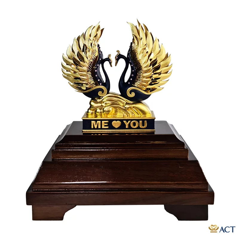 act-bt-0152_188e8e2ac9af47c1b8709595e5d4c72a.png Quà tặng Đôi Thiên Nga dát vàng 24k ACT GOLD ISO 9001:2015(Mẫu 2) - Image 1