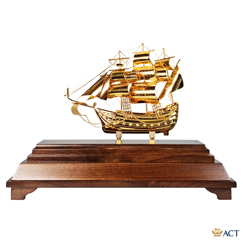 act-bt-0200_6815938881264643a06ea1089090e4df.jpg Quà tặng Thuyền Buồm mạ vàng 24k ACT GOLD ISO 9001:2015 (Mẫu 200) - Image 1