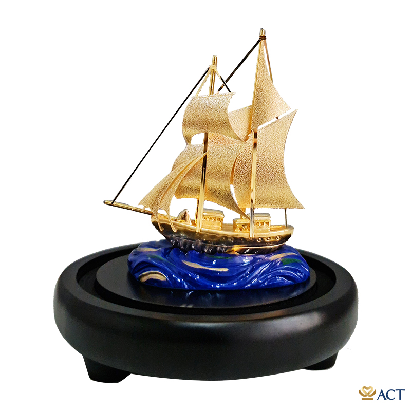 act-bt-0213_d3afd7a906e84b438850989a76aa132f.jpg Quà tặng Thuyền Buồm dát vàng 24k ACT GOLD ISO 9001:2015 - Image 1