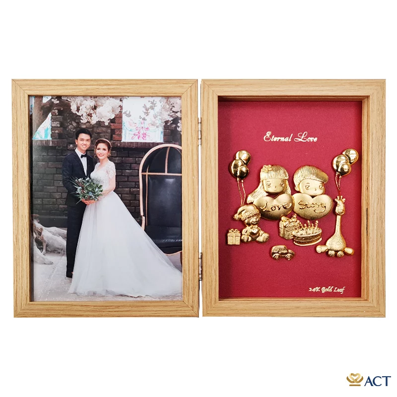 act-ka-0001_62f87f2c7f254fa186e1da1c4cd95c6f.png Quà tặng Khung Ảnh Tình Nhân dát vàng 24k ACT GOLD ISO 9001:2015(Mẫu 1) - Image 1