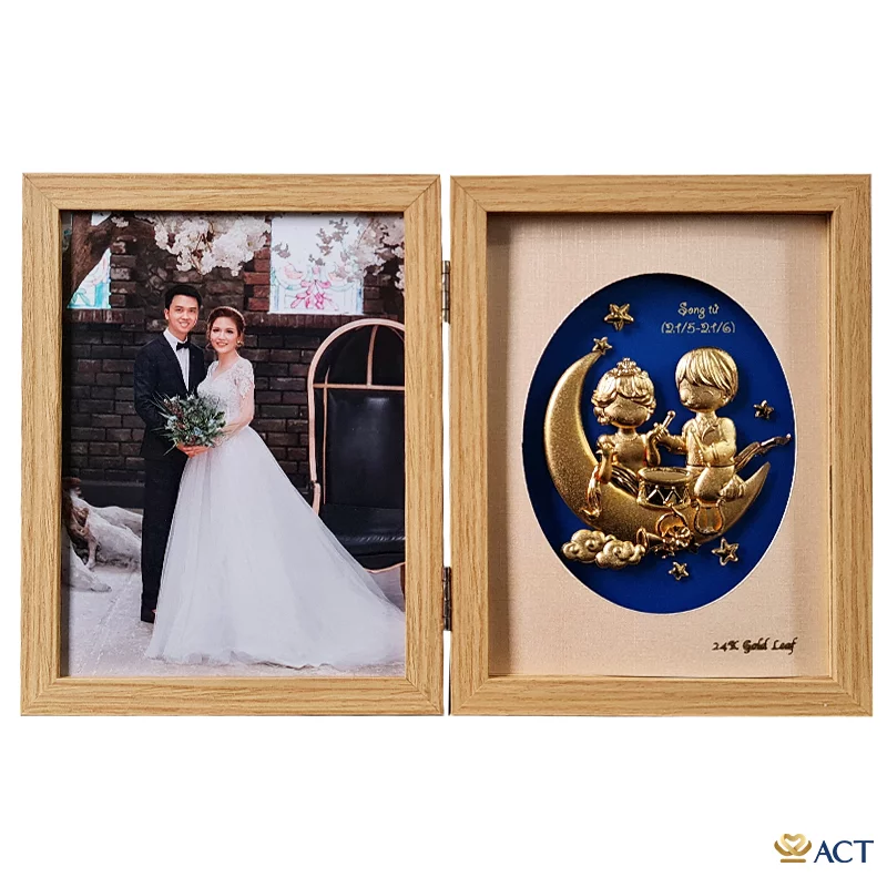 act-ka-0017_e8930b97fc5a4af58347656ab95d41c3.png Quà tặng Khung Ảnh Song Tử dát vàng 24k ACT GOLD ISO 9001:2015(Mẫu 2) - Image 1
