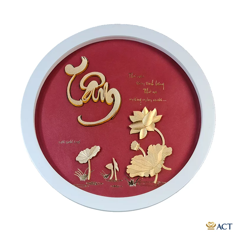 act-kt30-0001_08bfa92fab5f495aba137a2a927475a3.png Quà tặng Tranh Chữ Tâm dát vàng 24k ACT GOLD ISO 9001:2015(Mẫu 2) - Image 1