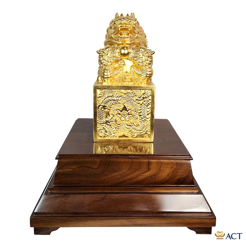 an-rong-act-bt-0245-3_c89bc6c585774ff0a6e2d9ae568c016f.jpg Quà tặng Ấn Rồng dát vàng 24k ACT GOLD ISO 9001:2015 - Image 1