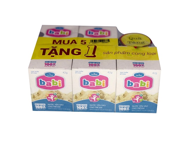 babi-bird-nuoc-yen-sao-tre-em-soi-yen-that-100-mua-5-hu-tang-1-nutrinest-3.jpg Mua 5 Tặng 1 – Lốc 6 Hũ Yến Sào Trẻ Em Babi Bird – Nutrinest - Image 1