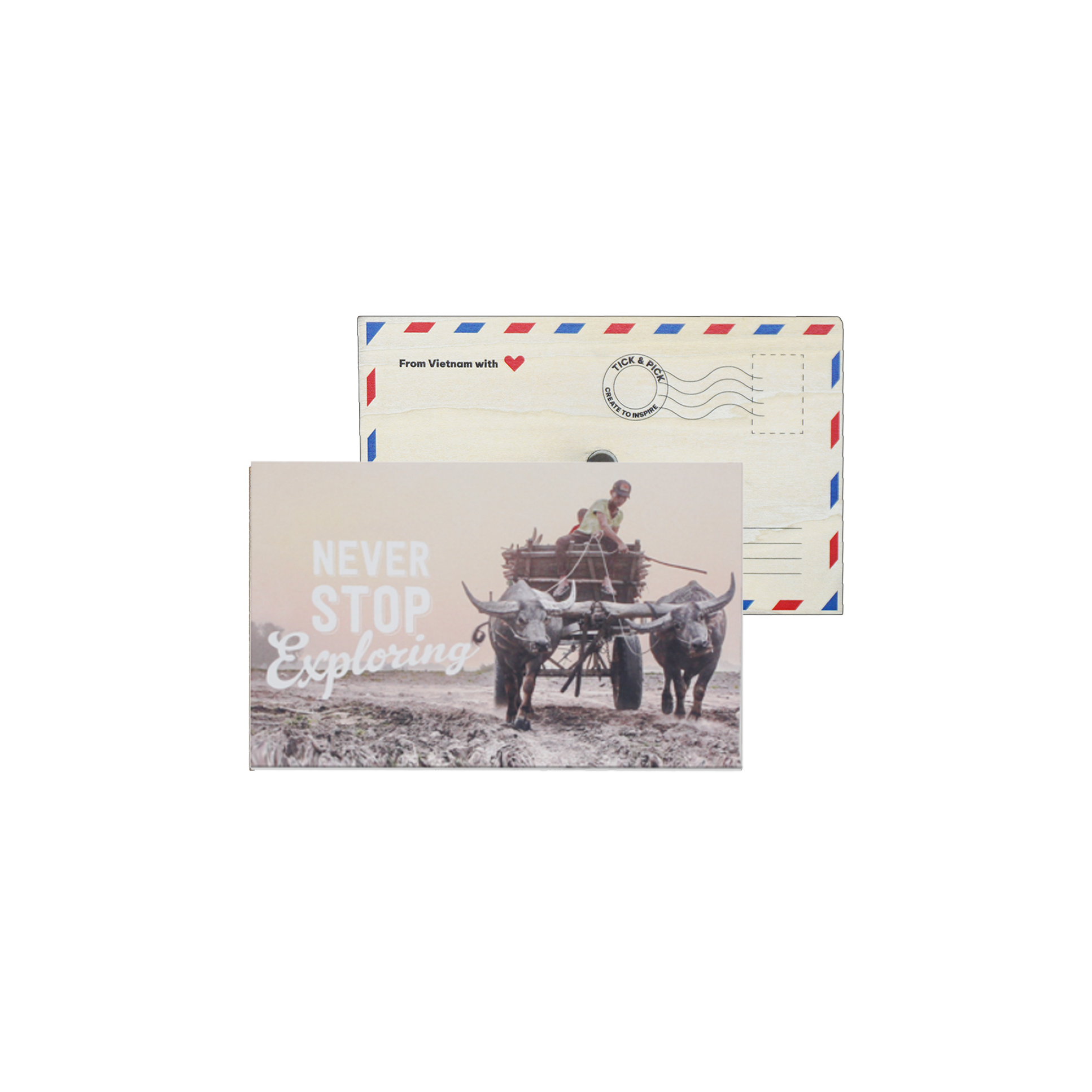 di_cay_ddf58a8562474c7892a3429772b6a16c_master.png Bưu Thiếp Gỗ Nam Châm Trâu Đồng - Image 1