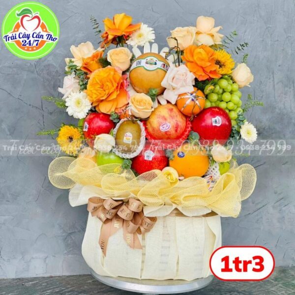 Giỏ hoa trái cây 102