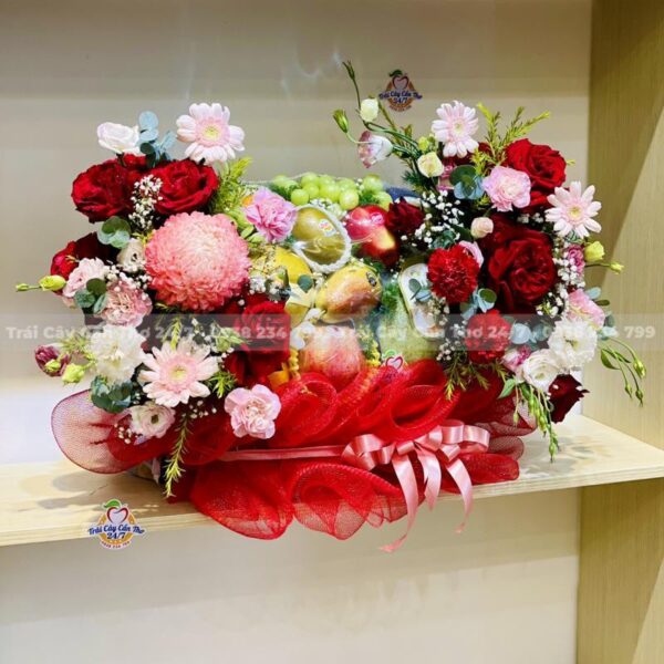 Giỏ hoa trái cây 39