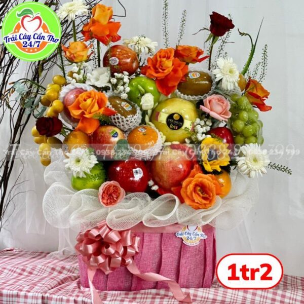 Giỏ hoa trái cây 82