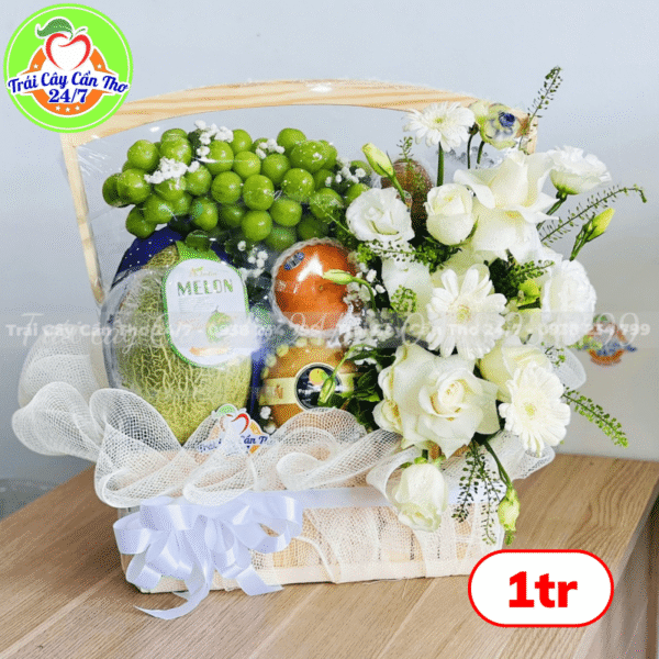 Giỏ hoa trái cây 71