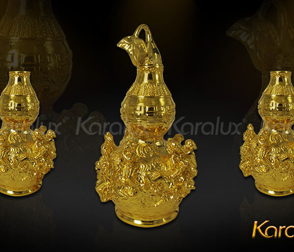 Hồ lô bát tiên mạ vàng 24K - DPT-0001-C21