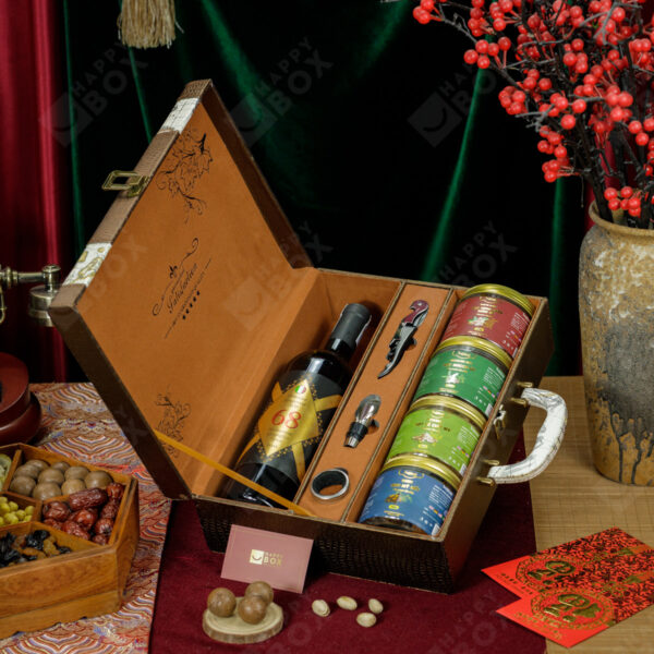 Hộp quà Tết cao cấp Happybox Thịnh Phát HPH119