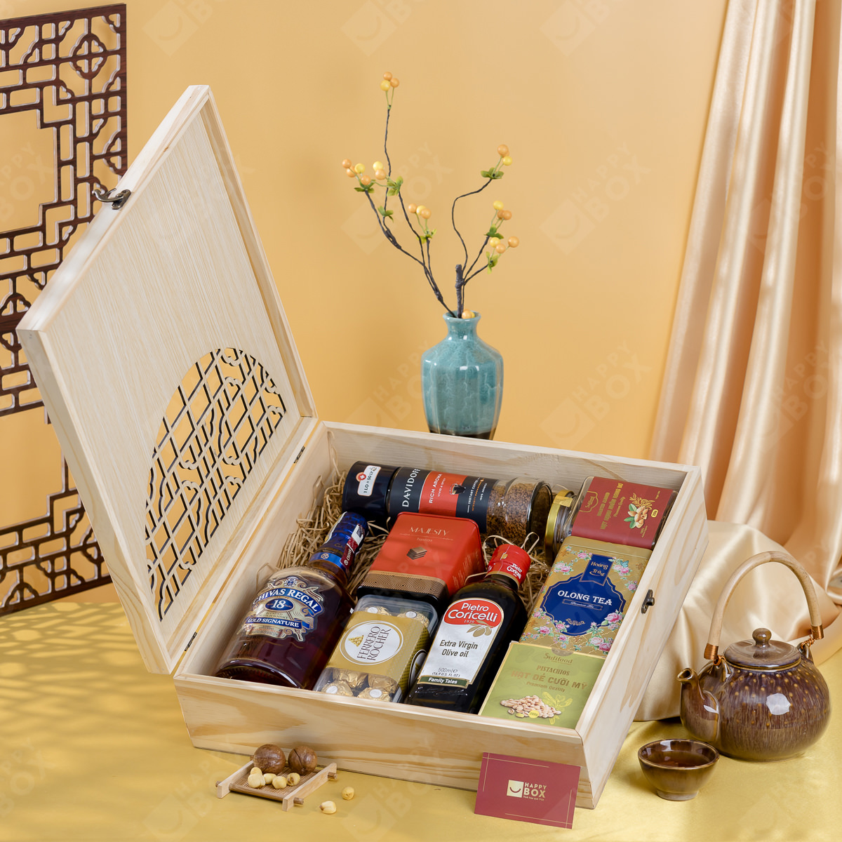 hop-qua-tet-go-cao-cap-happybox-7.jpg Hộp Quà Tết đẳng cấp Xuân Lộc Tài Phú Quý Happybox HPH082 - Image 1