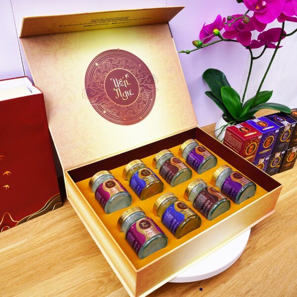 Hộp quà Yến chưng Tứ Quý