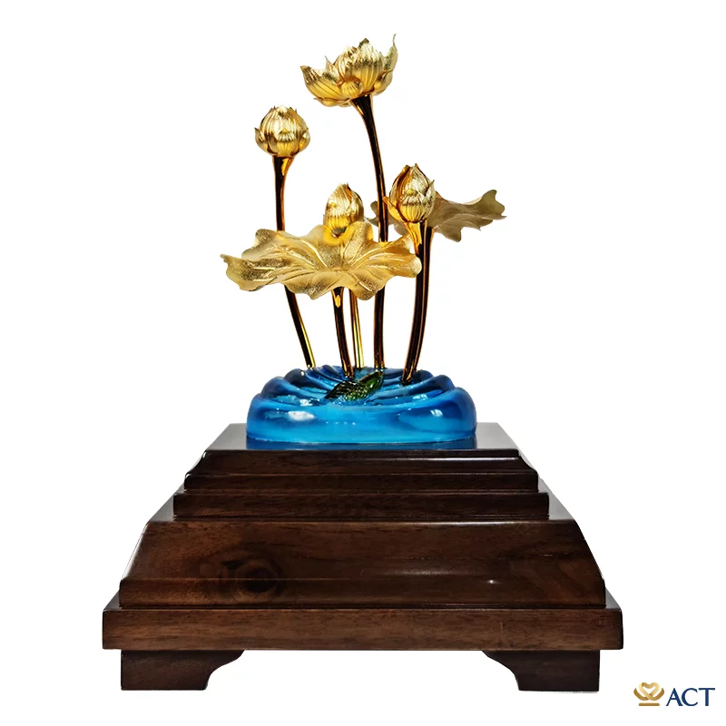 image.psd__26__b571c8db3ff64bf7a09a194ed09b2677.png Quà tặng Cá Chép Hoa Sen dát vàng 24k ACT GOLD ISO 9001:2015 - Image 1