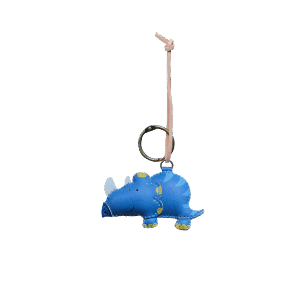 Móc Khóa Da PT Triceratops