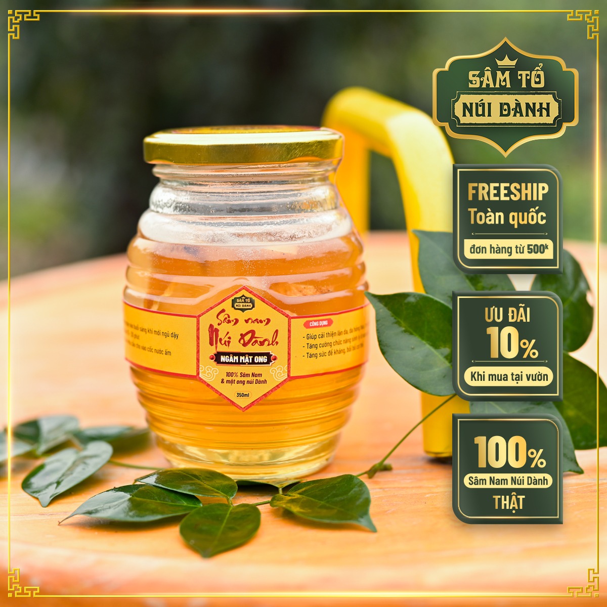 m_1-4.jpg Sâm Nam ngâm mật ong 350ml – Sâm Tổ núi Dành - Image 1