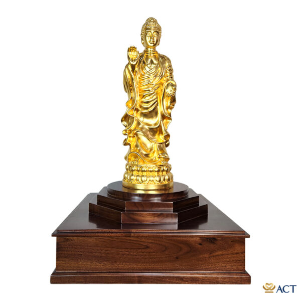Tượng Phật A Di Đà dát vàng 24k ACT GOLD ISO 9001:2015