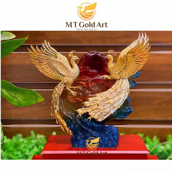 qua-tang-ky-niem-ngay-cuoi-tuong-doi-phuong-hoang-600x600-1.jpg Tượng phượng hoàng dát vàng 24k - Image 1