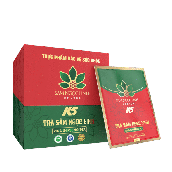 TPBVSK K5 Vina Giseng Tea (hộp 20 gói)