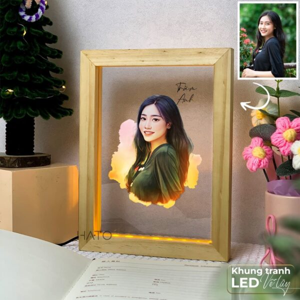 Tranh Đèn LED 3D In Hình | Mẫu 02