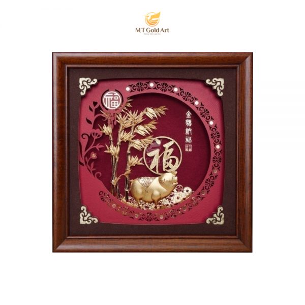 tranh-heo-vang-23x23cm-8__-600x600-1.jpg Tranh heo dát vàng (23x23cm) - Image 1