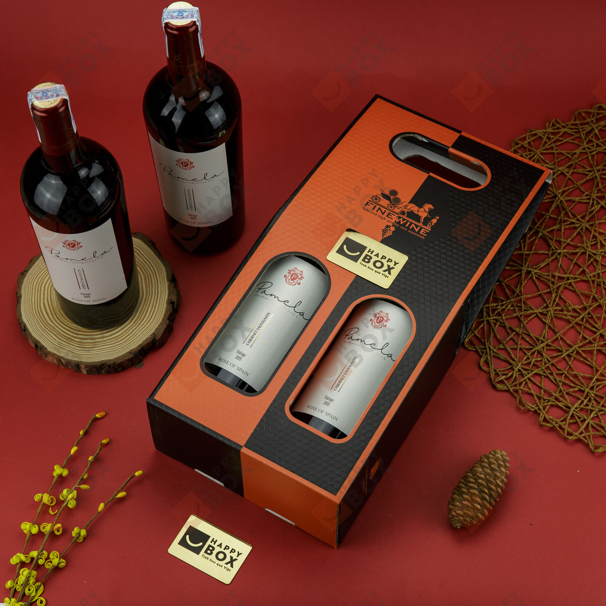 tui-qua-tet-gia-re3.jpg Túi quà tết Vang giá rẻ Happybox FINEWINE HPT040 - Image 1