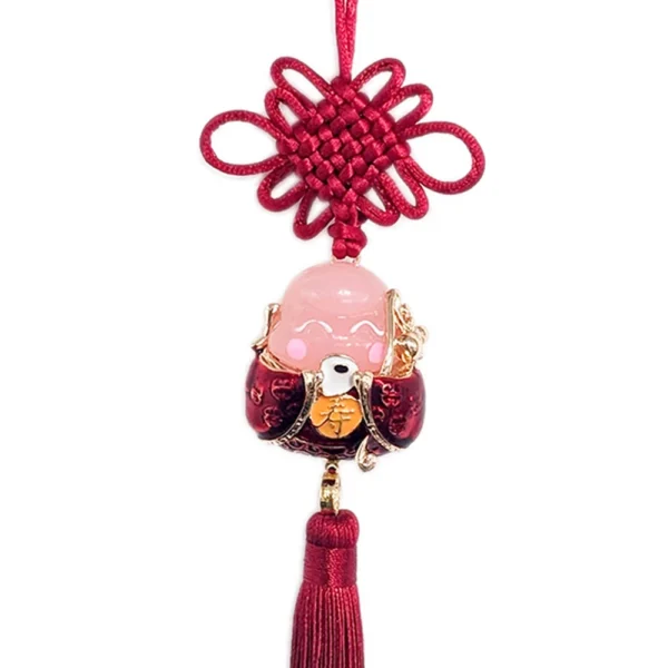 Charm Ông Thọ Trang Trí Tết Màu Đỏ
