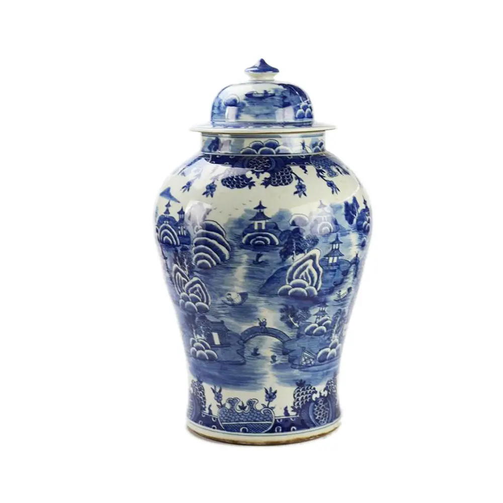 JAR-BW-WATERTOWN-LRG.jpg.webp Choé Men Lam Vẽ Tay Khung Cảnh Thuỷ Trấn To - Image 1