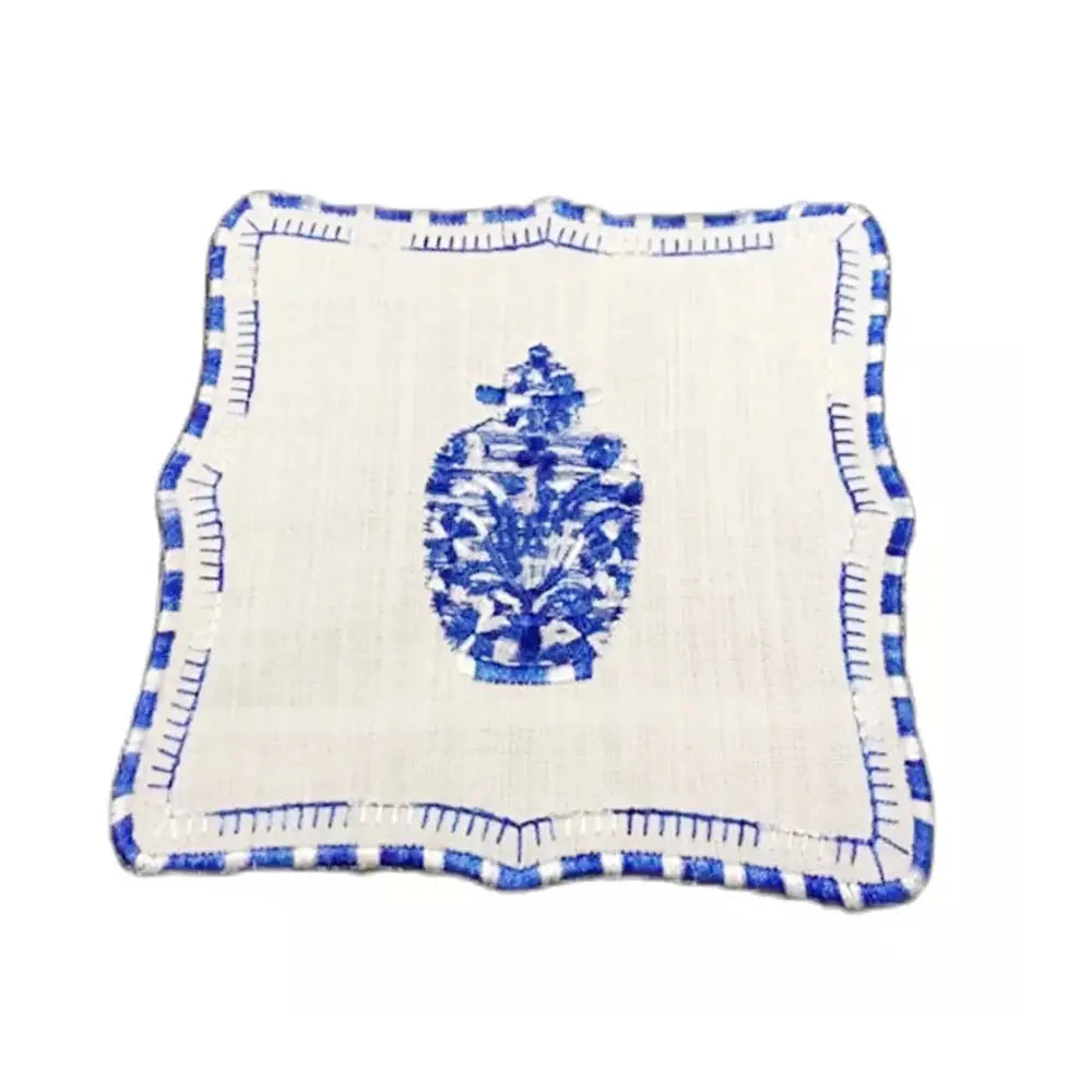 NAPK-EMBR-JAR2.jpg.webp Bộ 6 Khăn Cocktail Linen Thêu Bình Gốm - Image 1