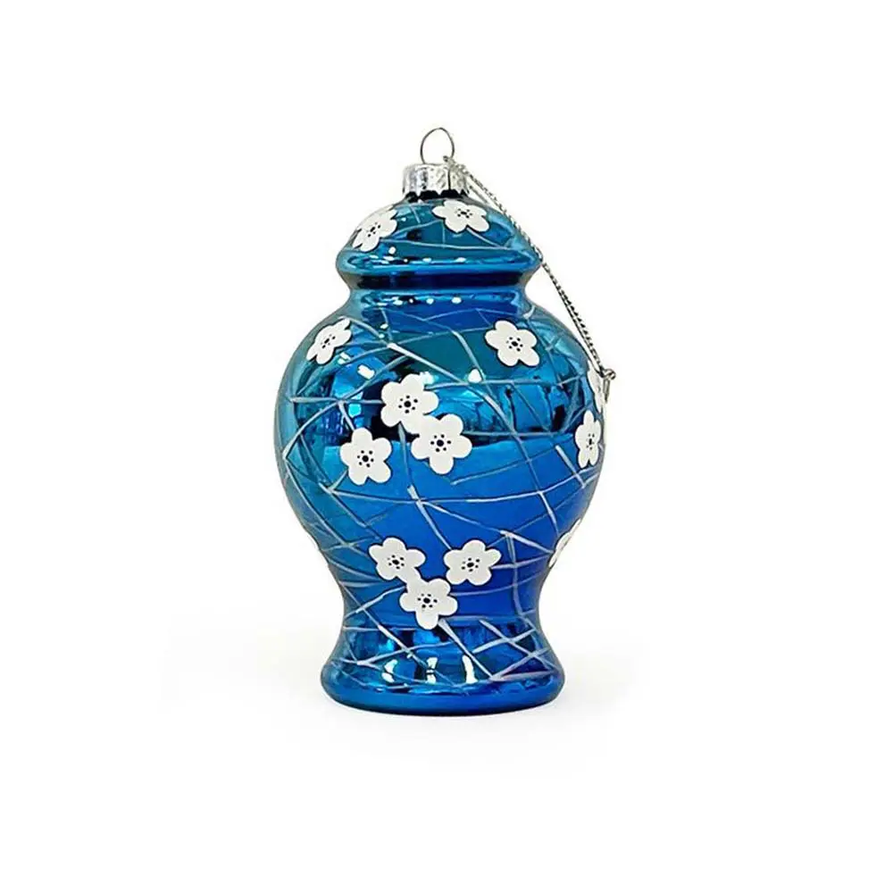 ORN-BLU30.jpg.webp Bình Ginger Jar Xanh Dương Đậm Bằng Thuỷ Tinh Size Lớn - Image 1