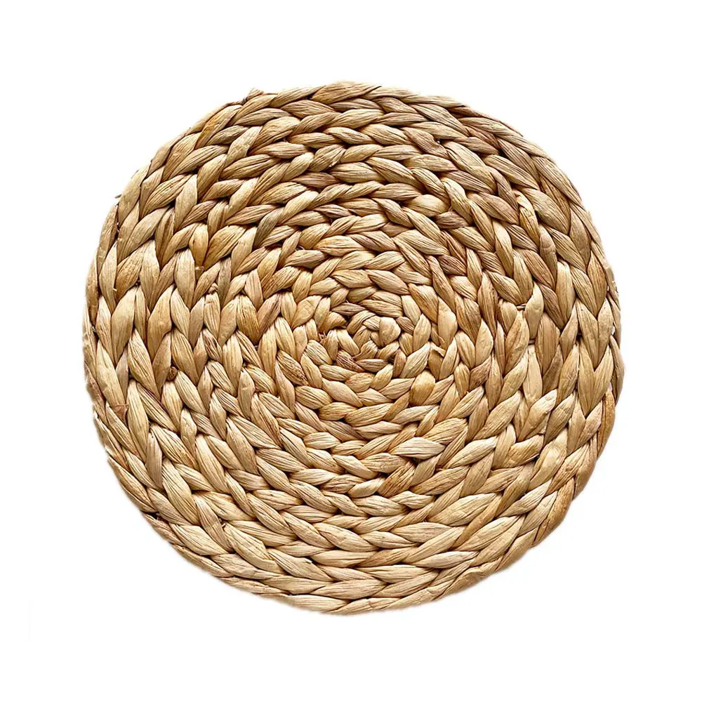PLAM-WATERHYACINTH-01.jpg.webp Bộ 2 Placemat Lót Đĩa Tròn Bằng Lục Bình - Image 1