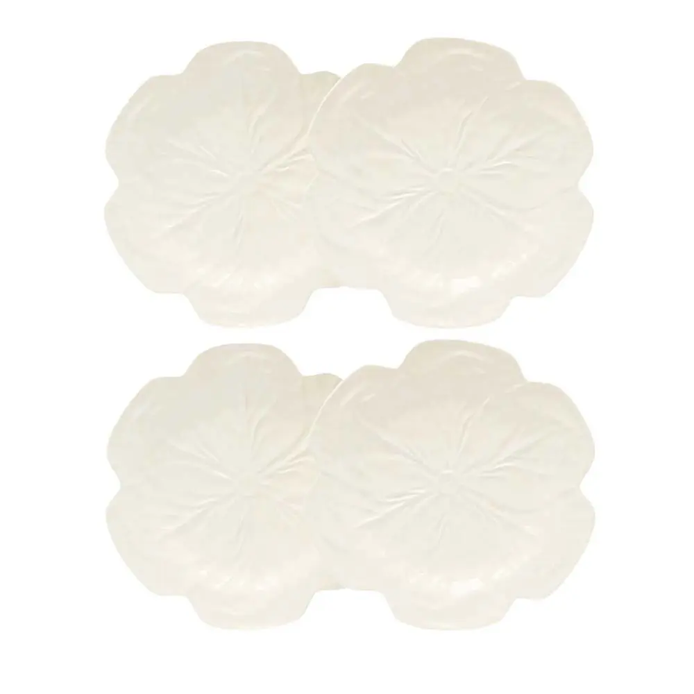 PLATE-BORDCAB-DIN-WHI.jpg.webp Bộ Đĩa 26.5cm Cabbage Trắng Bordallo Pinheiro - Image 1