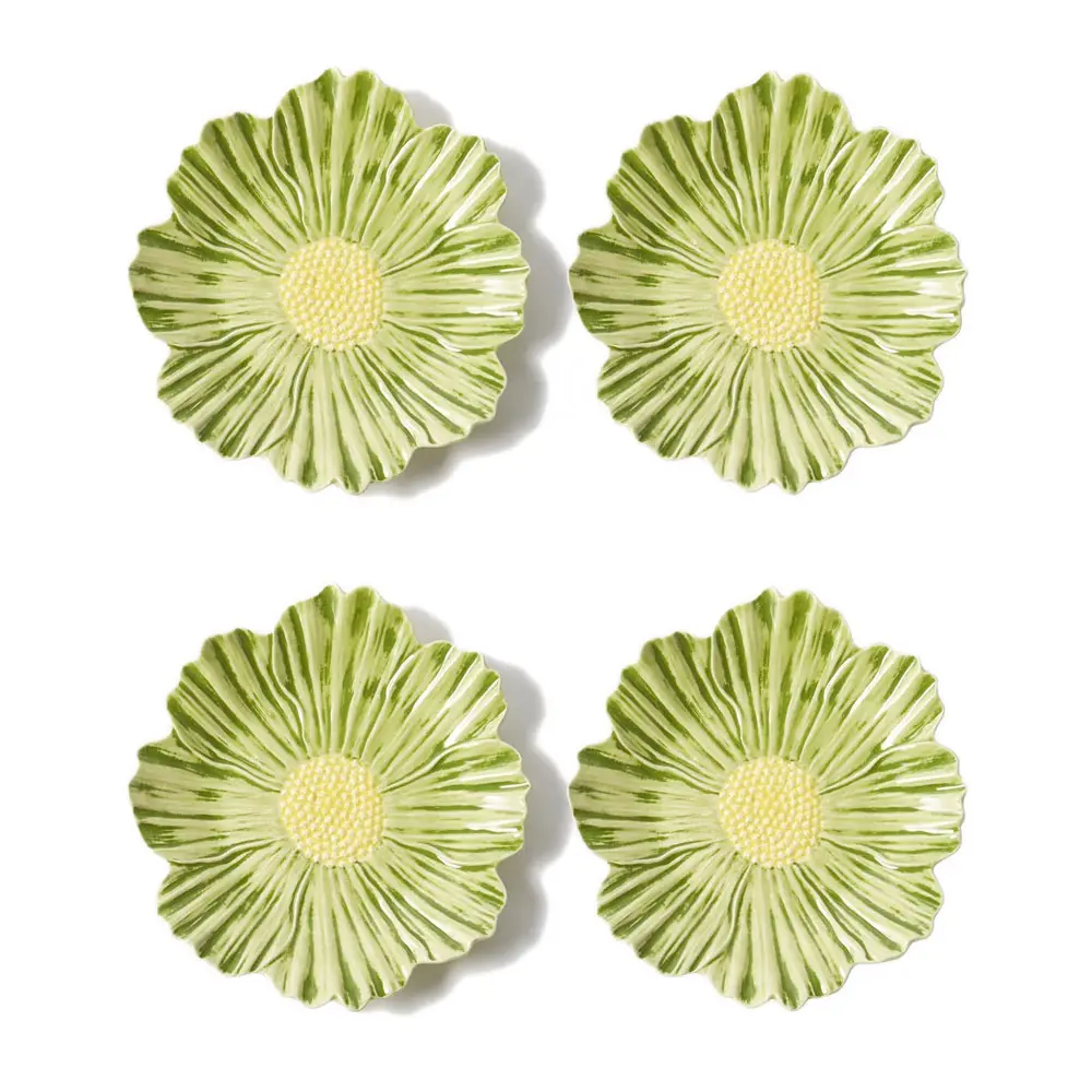 PLATE-BORDCOSMOS-DES.jpg.webp Bộ 4 đĩa 23cm Maria Flor Cosmos – Hiệu Bordallo Pinheiro - Image 1