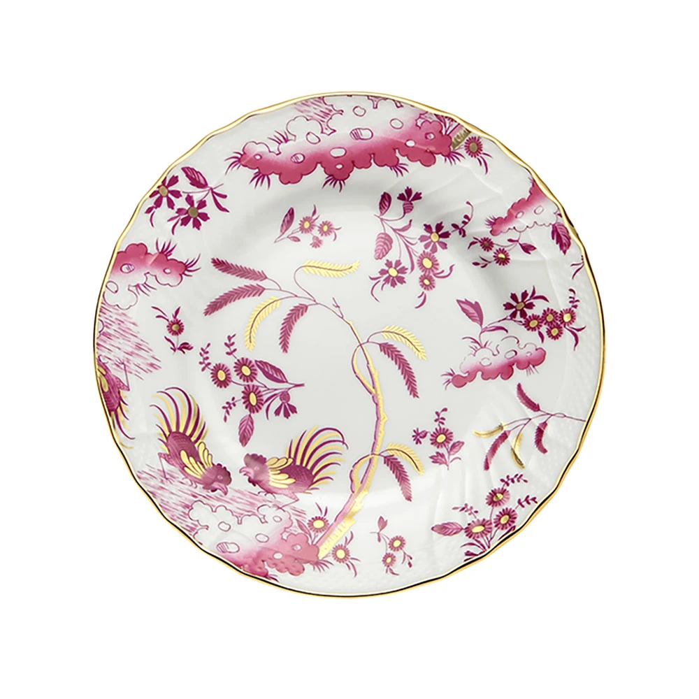 PLATE-GINORIOD-MAGENTA17CM.jpg.webp Bộ 2 Đĩa Oro di Doccia Hồng Tím Magenta 17cm – Hiệu Ginori 1735 - Image 1