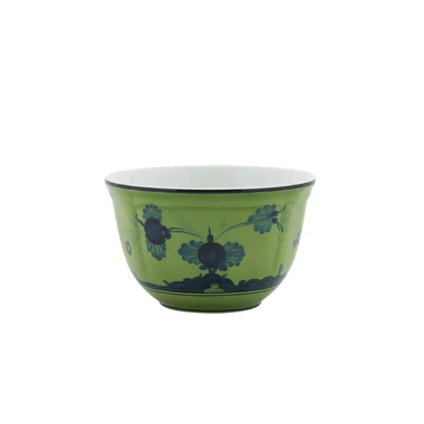 Bộ 2 Chén Sứ Vẽ Tay Oriente Italiano Malachite 10.6cm – Hiệu Ginori 1735