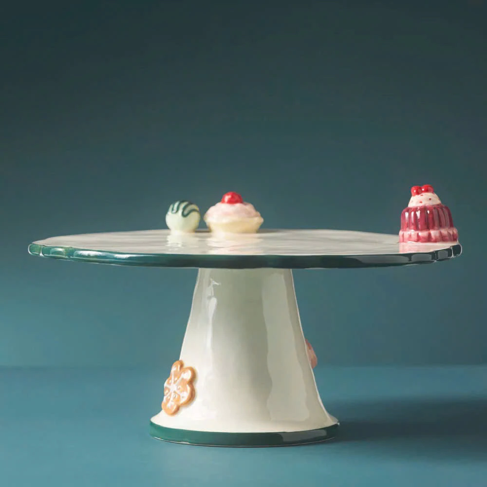 cakestnd-cakes-anthro.jpg.webp Khay Bánh Bằng Gốm Đính Họa Tiết Bánh Kẹo - Image 1