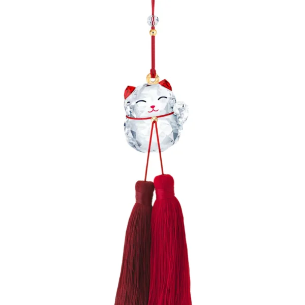 Charm Pha Lê Chú Mèo May Mắn