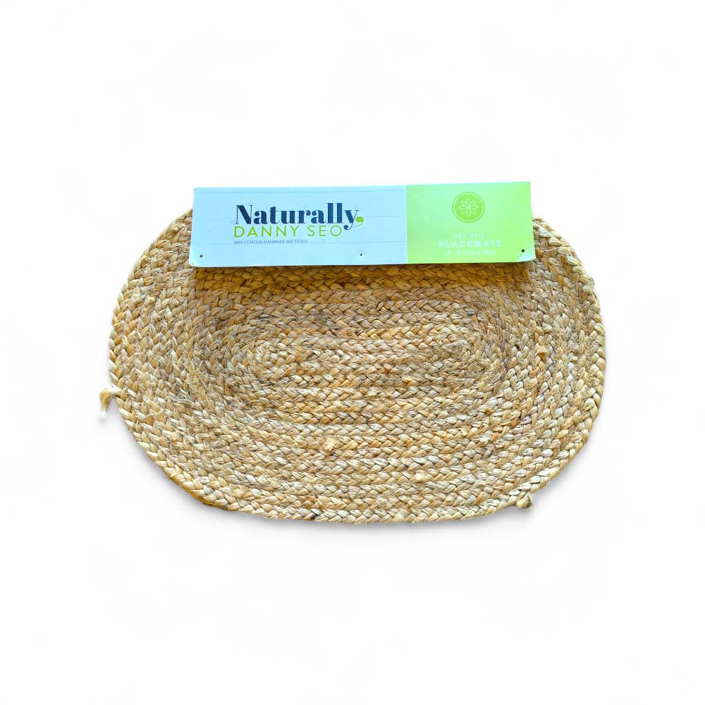 plam-rattan-oval.jpg Bộ 4 Placemat Lót Đĩa Mây Oval 33x48cm – Hiệu Naturally Danny Seo - Image 1