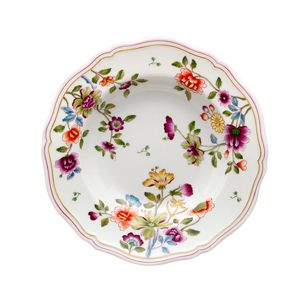 plate-ginorigrandu-soup24.jpg.webp Bộ 2 Đĩa Soup Granduca Coreana 24cm – Hiệu Ginori 1735 - Image 1