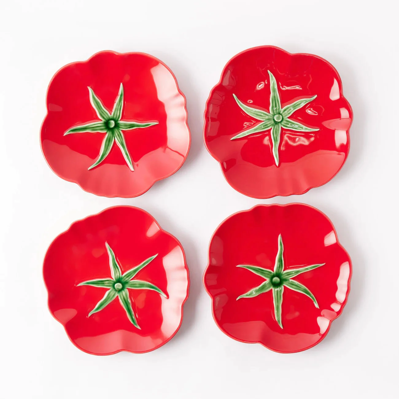 platebordtomat-des.jpg.webp Bộ Đĩa 21cm Tomato – Hiệu Bordallo Pinheiro - Image 1